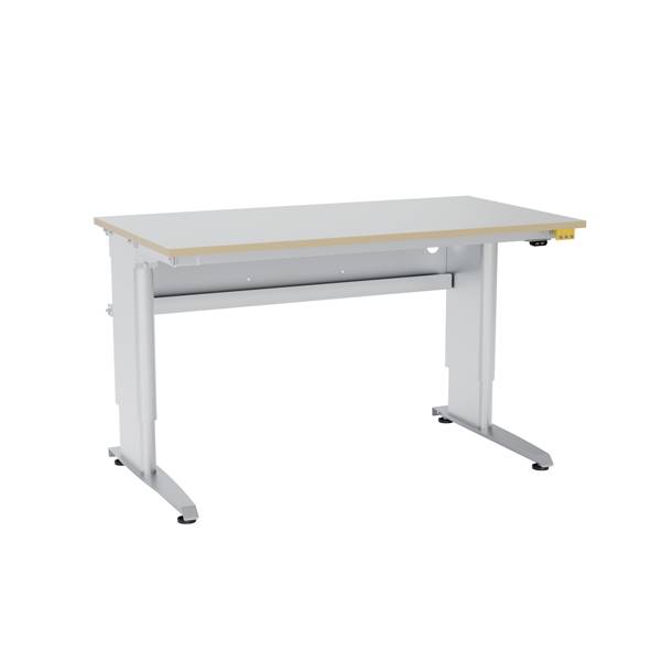 ErgoMulti 2.0 ESD arbejdsbord 1500x800mm vinyl bordplade, gr&aring;