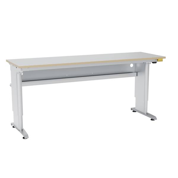 ErgoMulti 2.0 ESD arbejdsbord 2000x620mm vinyl bordplade, gr&aring;