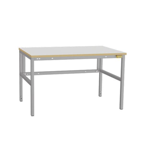 Arbejdsbord Let H-stel ESD 120x62cm, vinyl bordplade, gr&aring;