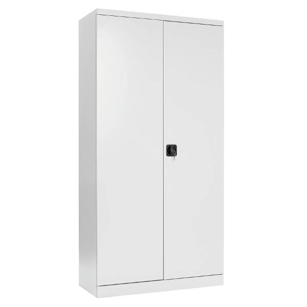 Opbevaringskab i stål med lås 1990x800x435mm grå