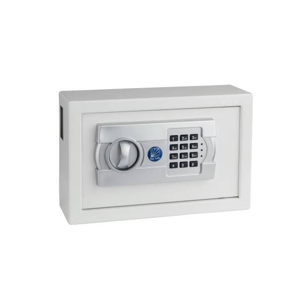 N&oslash;gleskab Top 24 med kodel&aring;s 200x310x110mm, 24 n&oslash;glekroge, gr&aring;t