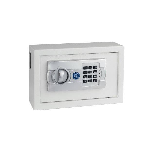 N&oslash;gleskab Top 24 med kodel&aring;s 200x310x110mm, 24 n&oslash;glekroge, gr&aring;t