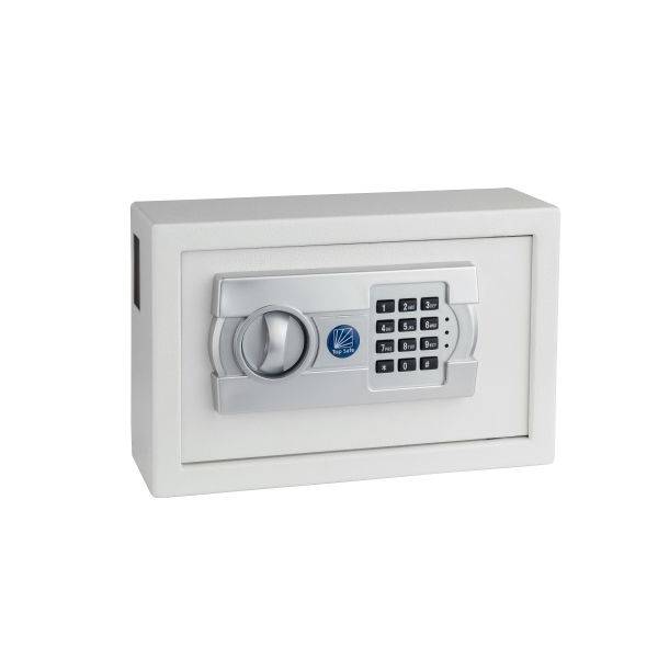 N&oslash;gleskab Top 24 med kodel&aring;s 200x310x110mm, 24 n&oslash;glekroge, gr&aring;t