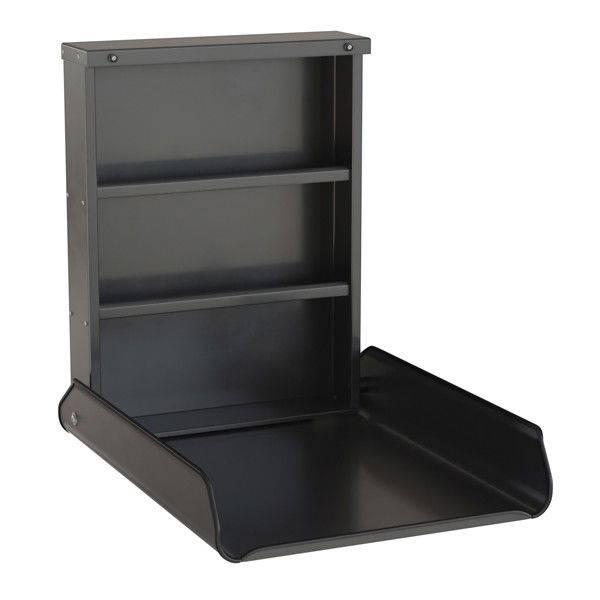 V&auml;gg&ouml; puslebord v&aelig;gh&aelig;ngt i sortlakeret st&aring;l