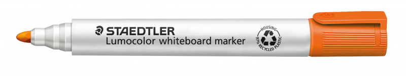Lumocolor 351 whiteboardmarker 2mm rund spids orange