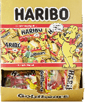 Haribo guldbamser vingummi 10 gram i display