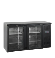 TefCold CBC210G Robust backbar med glasd&oslash;re 277 liter