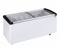 TefCold IDB500-W1 Moderne kummefryser 395 liter med glasl&aring;g