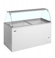 TefCold IDA500-W1+ isdisk 503 liter med statisk k&oslash;l hvid
