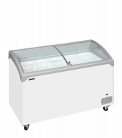 TefCold NIC402SCEB Elegant kummefryser 298 liter med buet glasskydel&aring;g