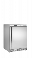 TefCold UF200S lagerfryseskab, kabinet i rustfri st&aring;l 120 liter