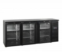 TefCold CBC310G Robust backbar med glasd&oslash;re 442 liter