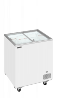 TefCold IC202SC Kummefryser 155 liter med fladt glasskydel&aring;g hvid