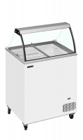 TefCold IC202SC-SO isdisk 155 liter med glastop hvid