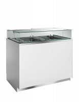 TefCold DELTA NEW Isdisk med to temperaturzoner 130 liter