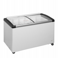 TefCold IDB400-W1 Moderne kummefryser 315 liter med glasl&aring;g