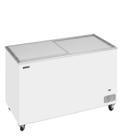 TefCold kummefryser IC403SD med skydel&aring;g 346 liter hvid