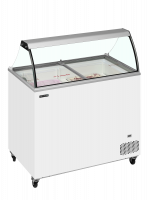 TefCold IC302SC-SO isdisk 255/296 liter med glastop hvid