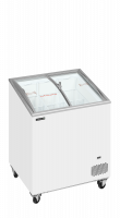 TefCold IC202SCEB Kummefryser med buet glasskydel&aring;g 157 liter