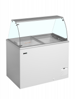 TefCold IDA300-W1+ isdisk 267/331 liter statisk k&oslash;l hvid