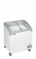 TefCold NIC202SCEB Elegant kummefryser 126 liter med buet glasskydel&aring;g