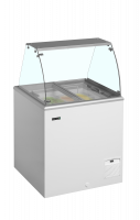 TefCold IDA200-W1+ Isdisk med statisk k&oslash;l 163 liter