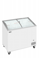 TefCold IC302SCEB Kummefryser med buet glasskydel&aring;g 230 liter