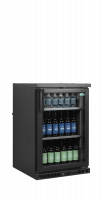 TefCold SGD-120RGE Rummelig backbar-sk&oslash;ler med h&oslash;jreh&aelig;ngt glasd&oslash;r 124 liter