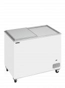 TefCold kummefryser IC303SD med skydel&aring;g 254 liter hvid