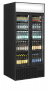 TefCold FSC891H Black Sort 2-d&oslash;rs displayk&oslash;ler lys i toppen sort 535 liter