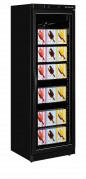 TefCold UF400VGB Sort displayfryser med glasd&oslash;r 340 liter