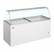 TefCold IDA600-W1+ isdisk 602 liter statisk k&oslash;l hvid