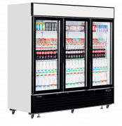 TefCold LGC7500 Elegant displayk&oslash;ler med lys top hvide sider 1436 liter