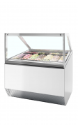 TefCold MILLENNIUM ST12 Scoop ice fryser ventileret k&oslash;l og flad glasfront/top 118 liter