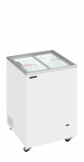 TefCold IC102SC Kummefryser 91 liter med fladt glasskydel&aring;g hvid