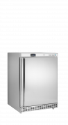 TefCold UF200S lagerfryseskab, kabinet i rustfri st&aring;l 120 liter