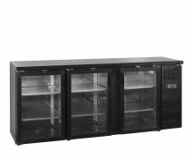 TefCold CBC310G Robust backbar med glasd&oslash;re 442 liter