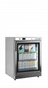 TefCold UF200VSG display fryser Kabinet i rustfri st&aring;l 120 liter