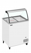 TefCold IC202SC-SO isdisk 155 liter med glastop hvid
