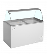 TefCold IDA400-W1+ isdisk 345/426 liter statisk k&oslash;l hvid