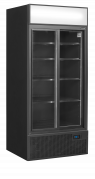 TefCold FSC891S Black Sort 2-d&oslash;rs displayk&oslash;ler  lys i toppen sort 462 liter