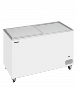 TefCold kummefryser IC403SD med skydel&aring;g 346 liter hvid
