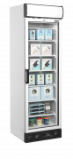 TefCold UFFS371GCP Displayfryser med lystop og glasd&oslash;r 270 liter