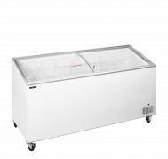 TefCold IC552SCEB Kummefryser med buet glasskydel&aring;g 481 liter