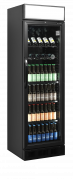 TefCold CEV425CP BLACK Stilren sort flaskek&oslash;ler lys i toppen sort 345 liter