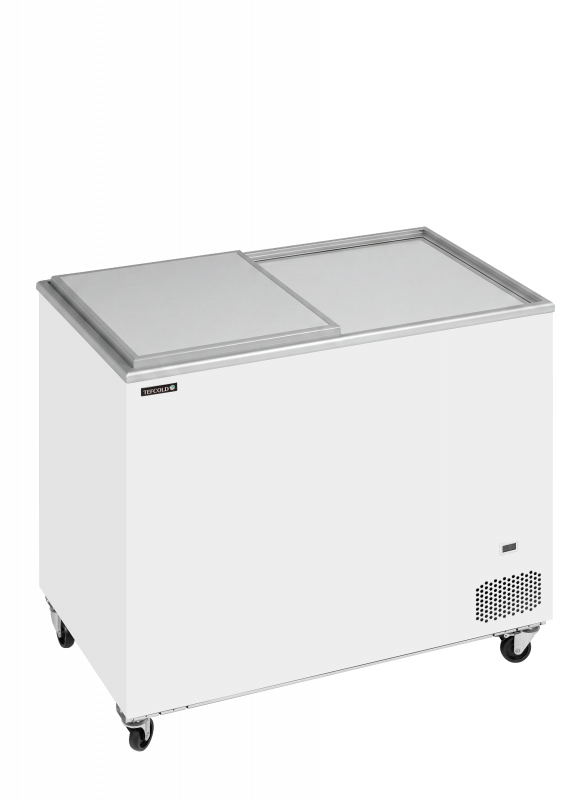 TefCold kummefryser IC303SD med skydel&aring;g 254 liter hvid