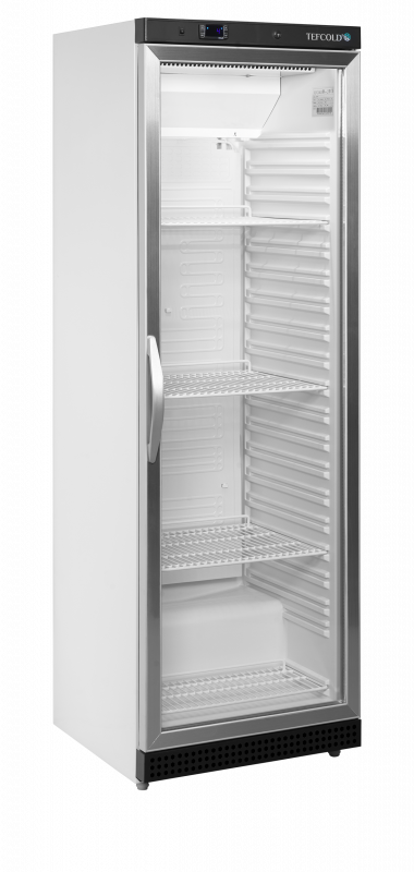 TefCold UR400G displayk&oslash;ler med h&aelig;ngslet glasd&oslash;r 350 liter