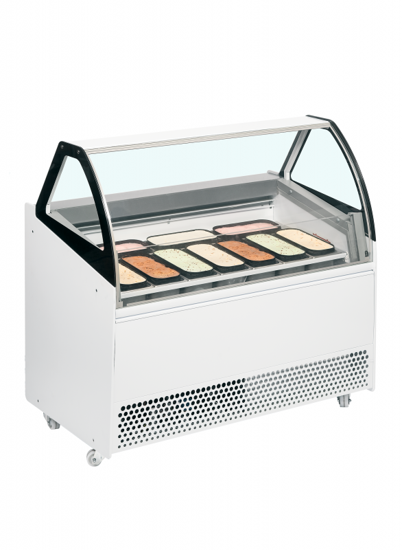 TefCold BERMUDA VIEW RV10 Isdisk ventileret k&oslash;l og lagerrum 255 liter