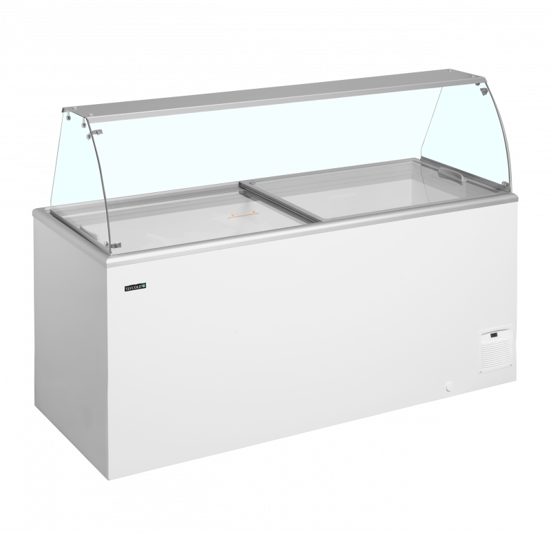 TefCold IDA600-W1+ isdisk 602 liter statisk k&oslash;l hvid