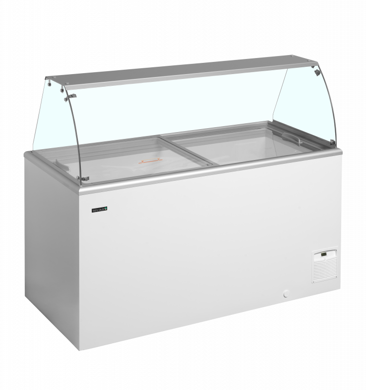 TefCold IDA500-W1+ isdisk 503 liter med statisk k&oslash;l hvid